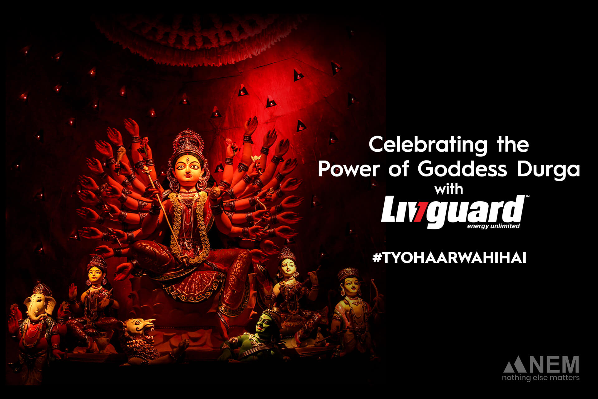 Celebrating the power of Goddess Durga with Livguard