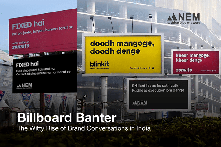 Billboard Banter: The Witty Rise of Brand Conversations in India
